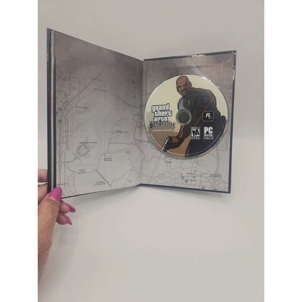 GTA San Andreas PC City Guide Manual Book Rockstar Games Map Guide
